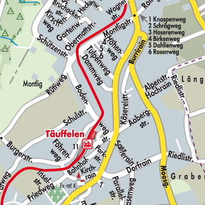 Stadtplan Täuffelen