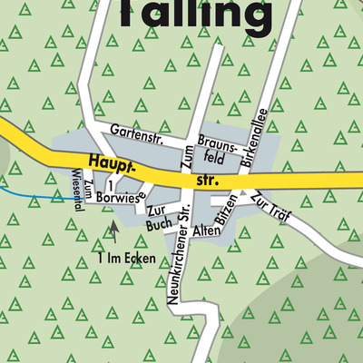 Stadtplan Talling