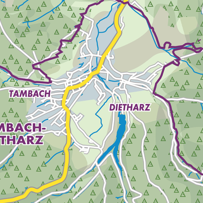 Übersichtsplan Tambach-Dietharz