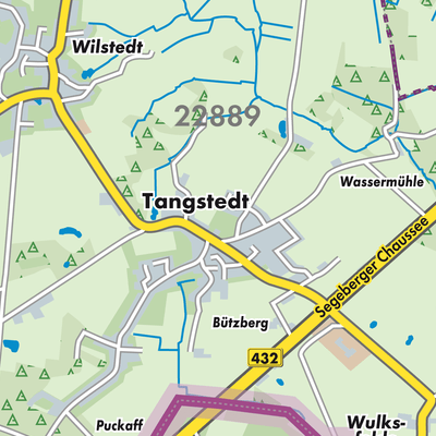 Übersichtsplan Tangstedt