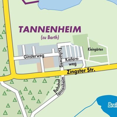 Stadtplan Tannenheim