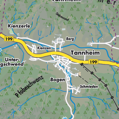 Übersichtsplan Tannheim