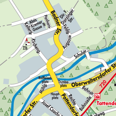 Stadtplan Tattendorf