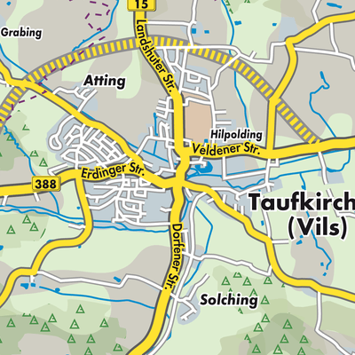Übersichtsplan Taufkirchen