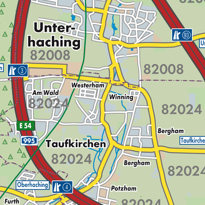 Übersichtsplan Taufkirchen