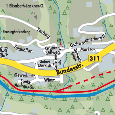 Stadtplan Taxenbach