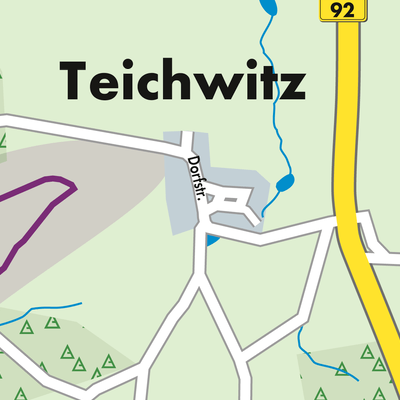 Stadtplan Teichwitz