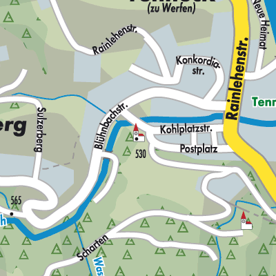 Stadtplan Tenneck