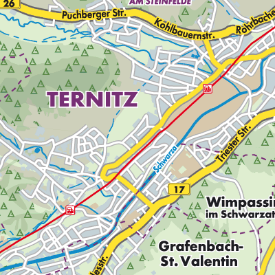 Übersichtsplan Ternitz