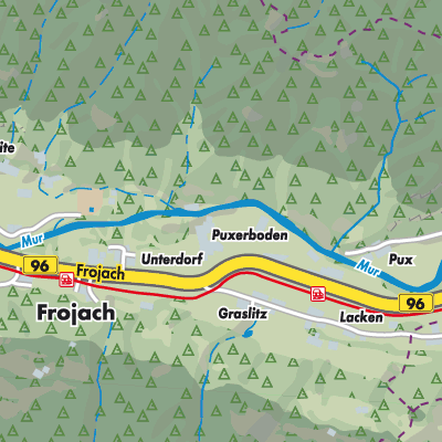 Übersichtsplan Teufenbach-Katsch