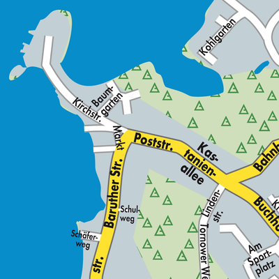 Stadtplan Teupitz