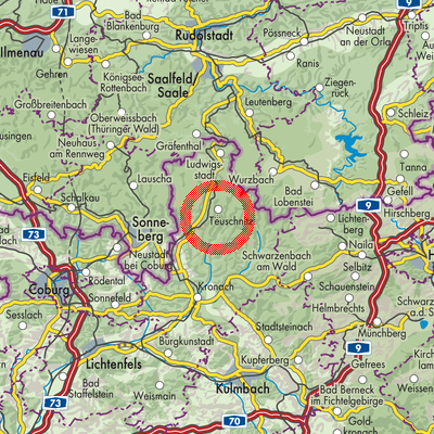 Landkarte Teuschnitz (VGem)