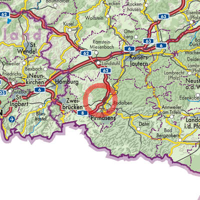 Landkarte Thaleischweiler-Wallhalben