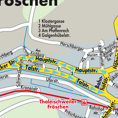 Stadtplan Thaleischweiler-Wallhalben