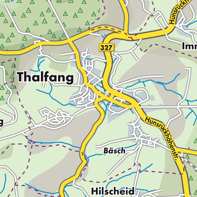 Übersichtsplan Thalfang am Erbeskopf