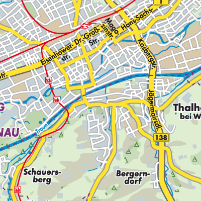 Übersichtsplan Thalheim bei Wels