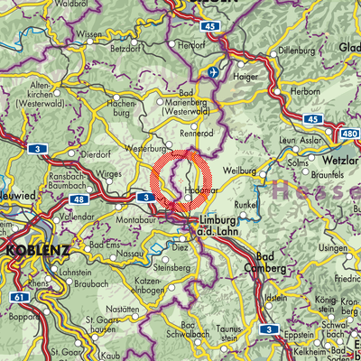 Landkarte Thalheim