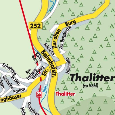 Stadtplan Thalitter