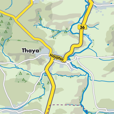 Übersichtsplan Thaya