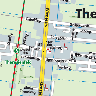 Stadtplan Theresienfeld