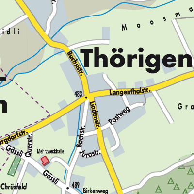 Stadtplan Thörigen