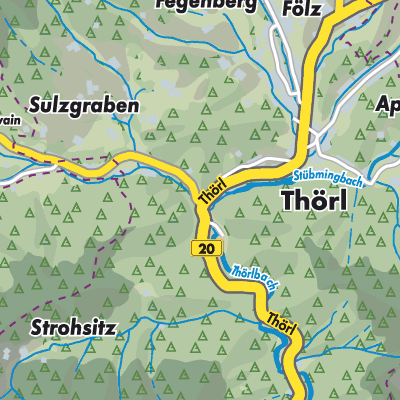 Übersichtsplan Thörl