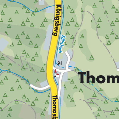 Stadtplan Thomasberg
