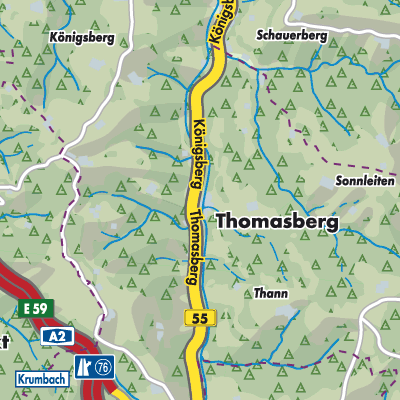 Übersichtsplan Thomasberg