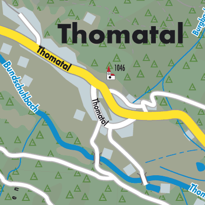 Stadtplan Thomatal