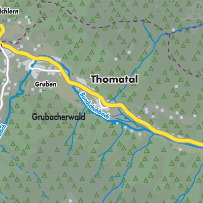 Übersichtsplan Thomatal