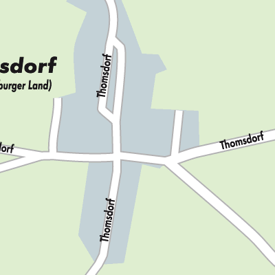 Stadtplan Thomsdorf