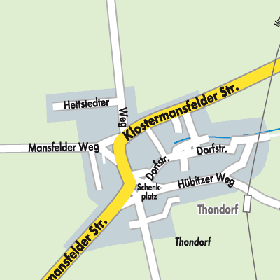 Stadtplan Thondorf