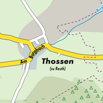 Stadtplan Thossen