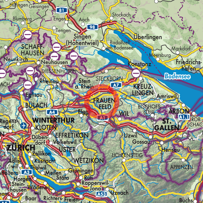 Landkarte Thundorf