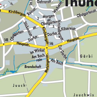 Stadtplan Thundorf