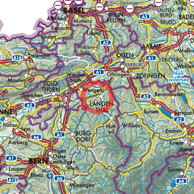 Landkarte Thunstetten