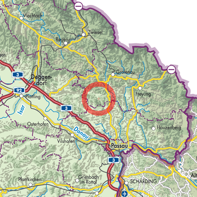 Landkarte Thurmansbang (VGem)