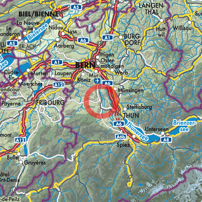 Landkarte Thurnen