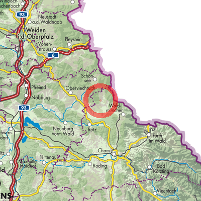 Landkarte Tiefenbach (VGem)