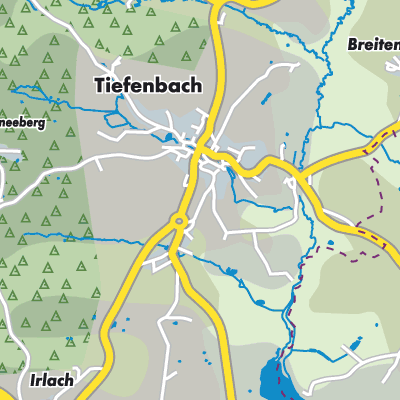 Übersichtsplan Tiefenbach (VGem)