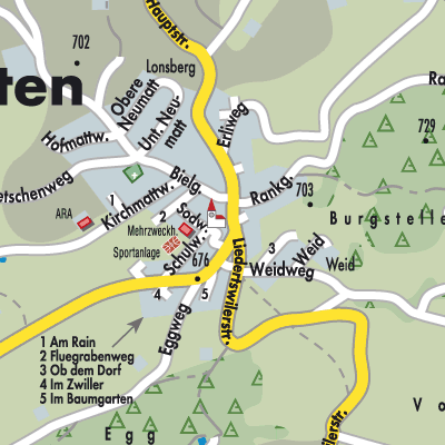 Stadtplan Titterten