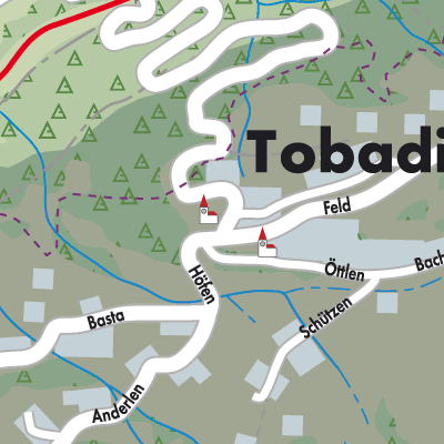 Stadtplan Tobadill