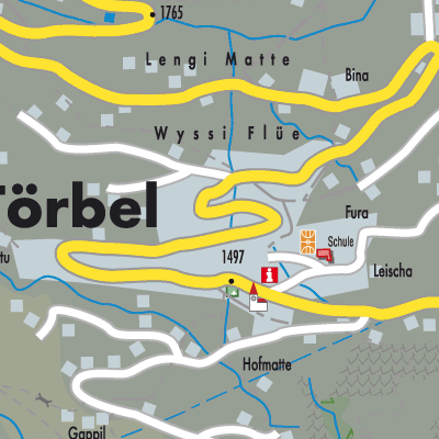 Stadtplan Törbel