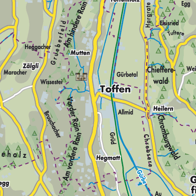 Übersichtsplan Toffen