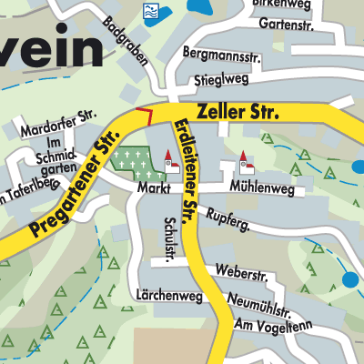 Stadtplan Tragwein