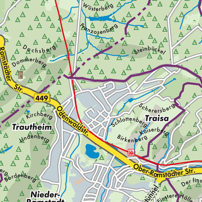 Übersichtsplan Traisa