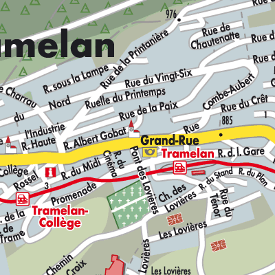 Stadtplan Tramelan