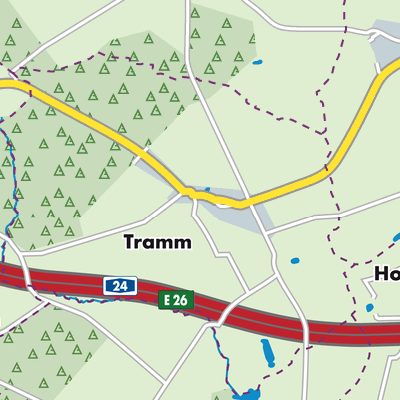 Übersichtsplan Tramm