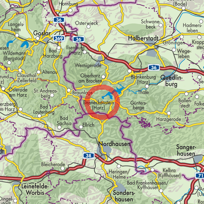 Landkarte Trautenstein