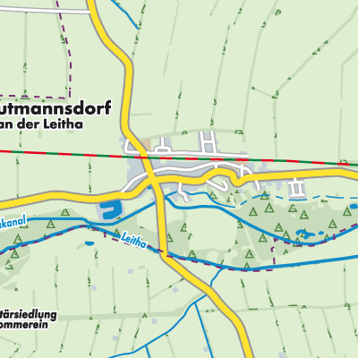 Übersichtsplan Trautmannsdorf an der Leitha